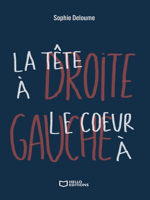 cover image of La tête à droite, le coeur à gauche
